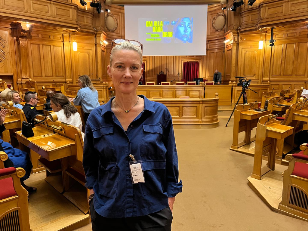 Filmvisning i Sveriges Riksdag