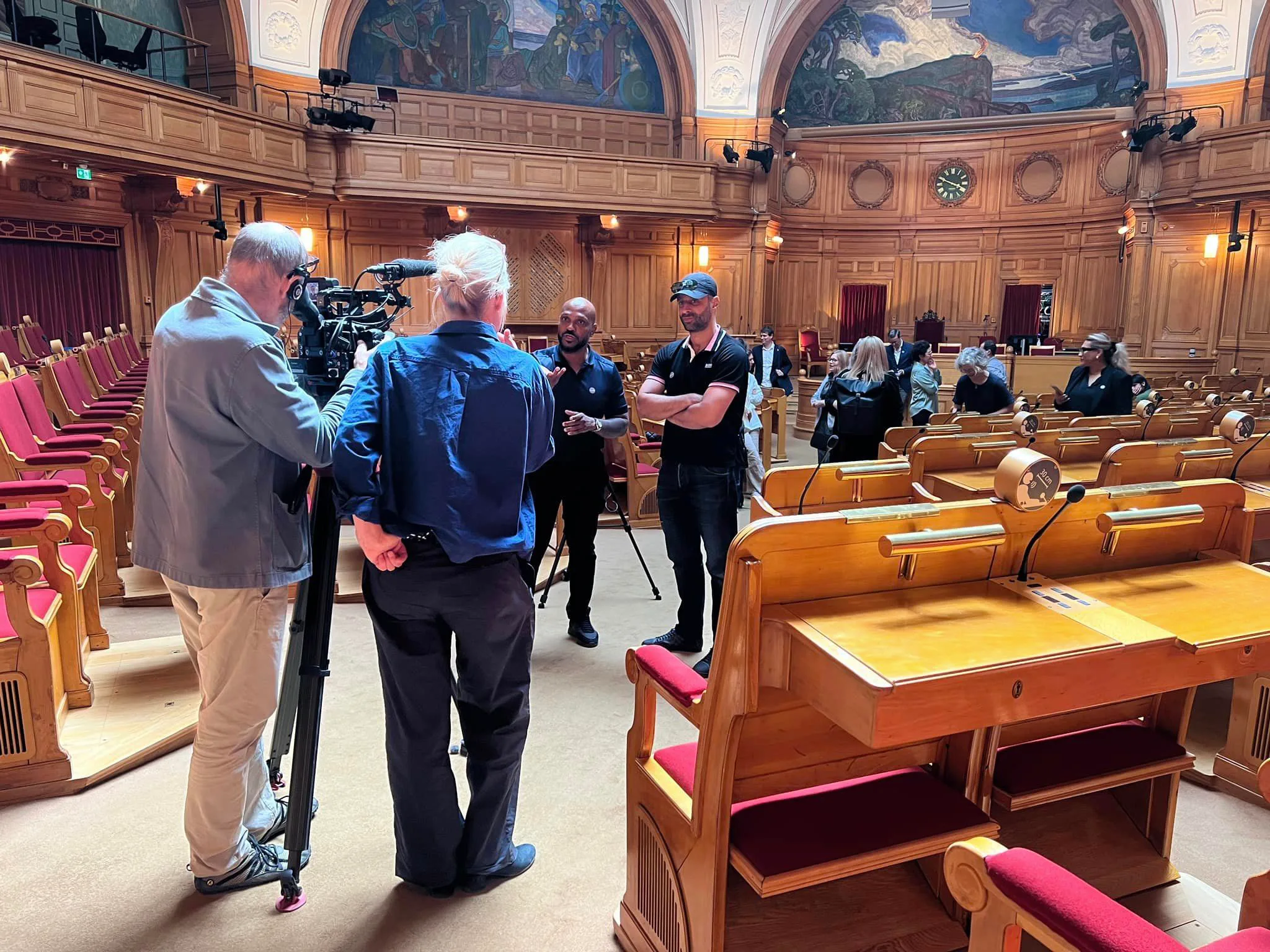 Filmvisning i Sveriges Riksdag